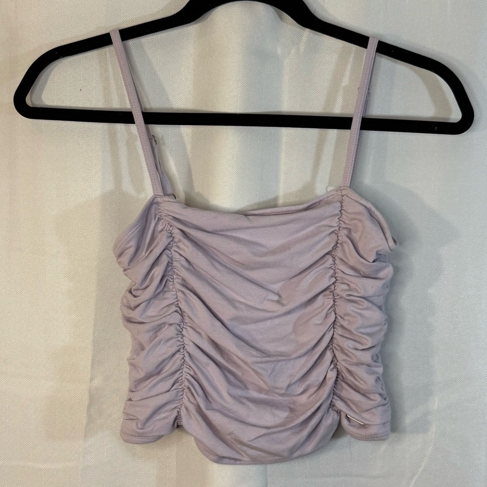 Hollister Light Purple Ruched Camisole